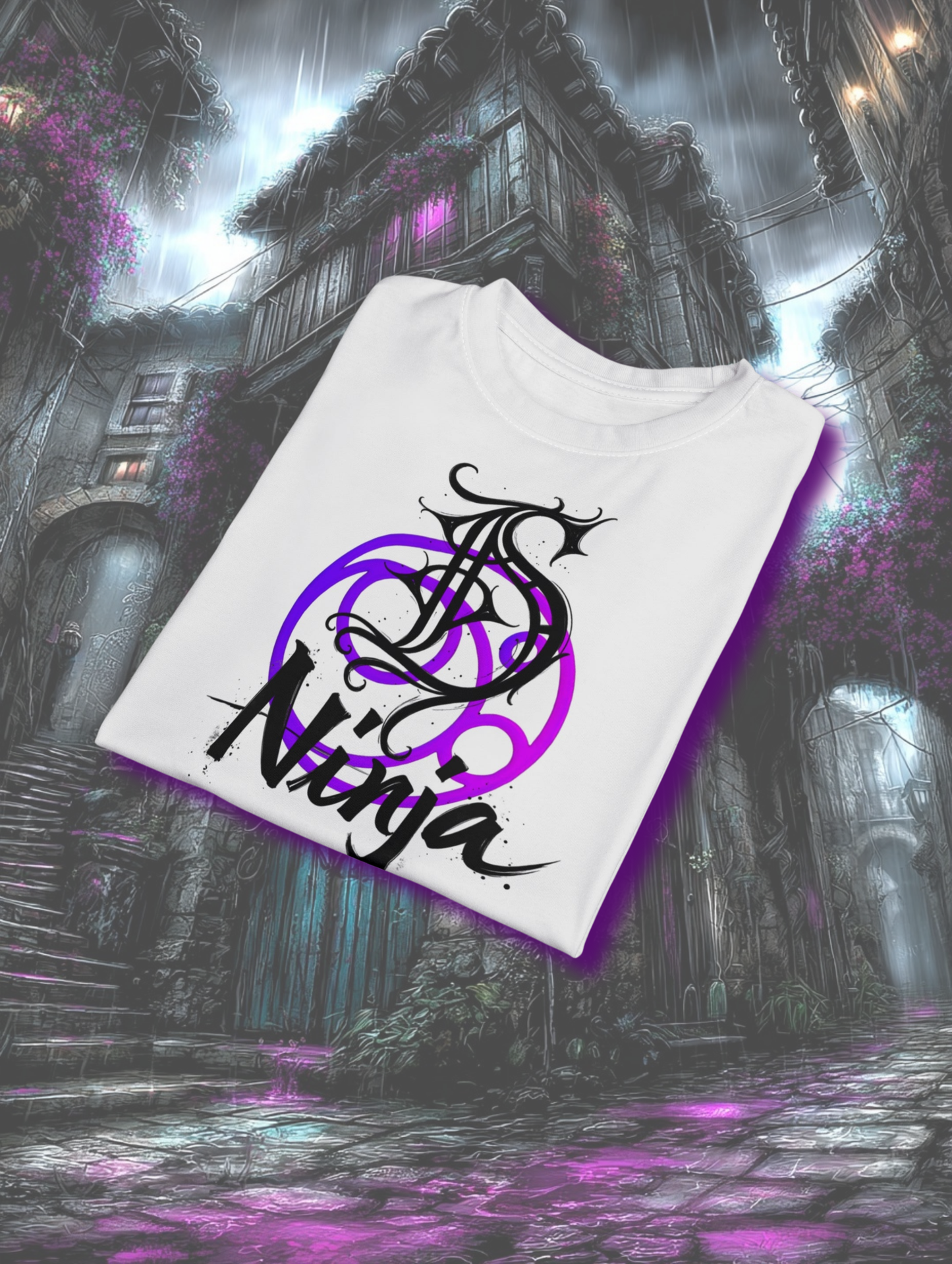 Die Hard Ninja Graphic Tee Unisex Cut & Sew