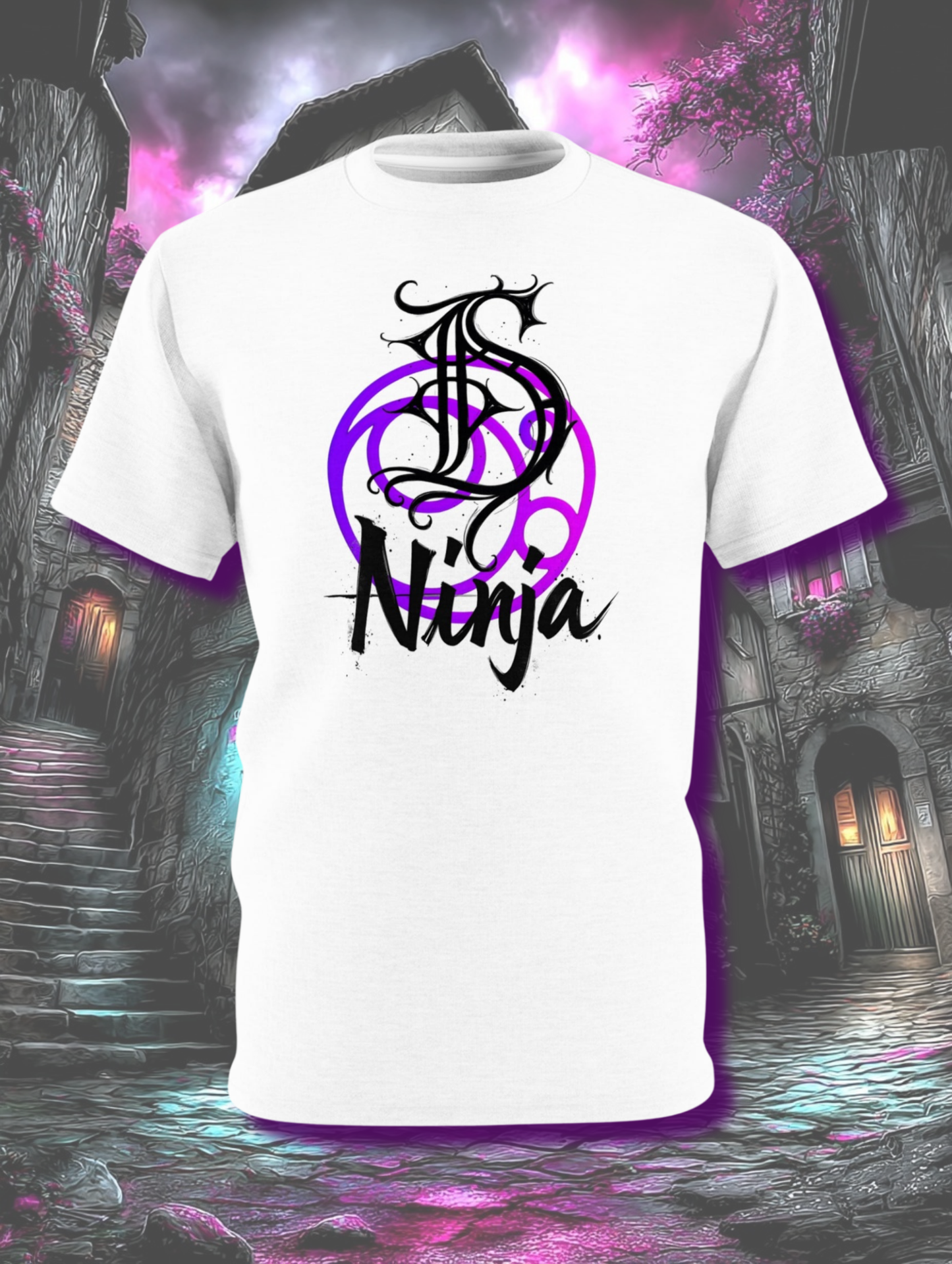 Die Hard Ninja Graphic Tee Unisex Cut & Sew