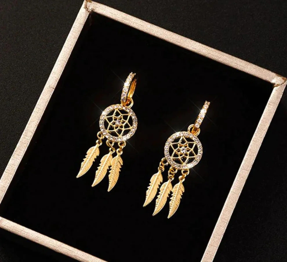 Tassel Earrings With Diamond Super Unique Design Earrings