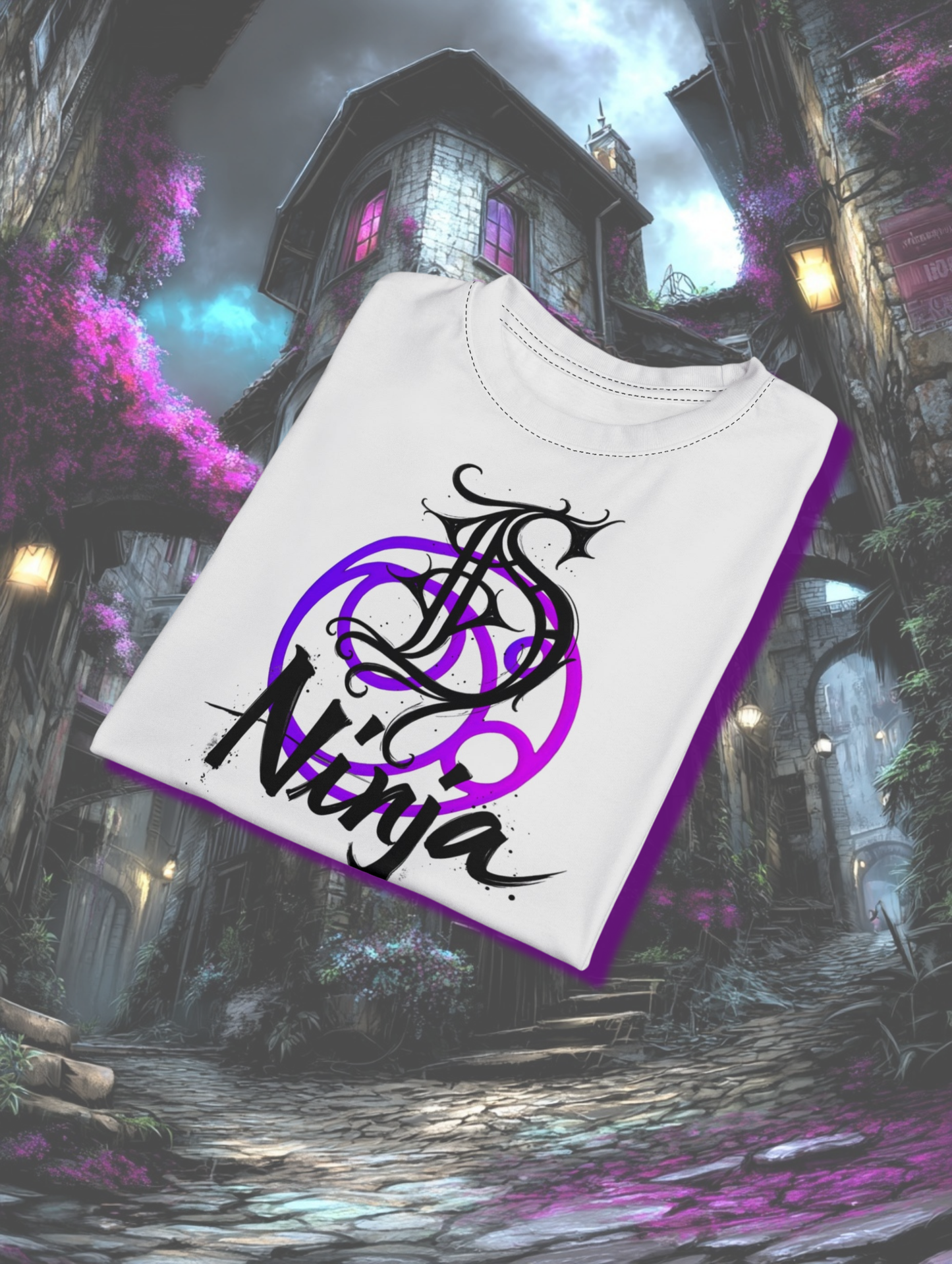 Die Hard Ninja Graphic Tee Unisex Cut & Sew