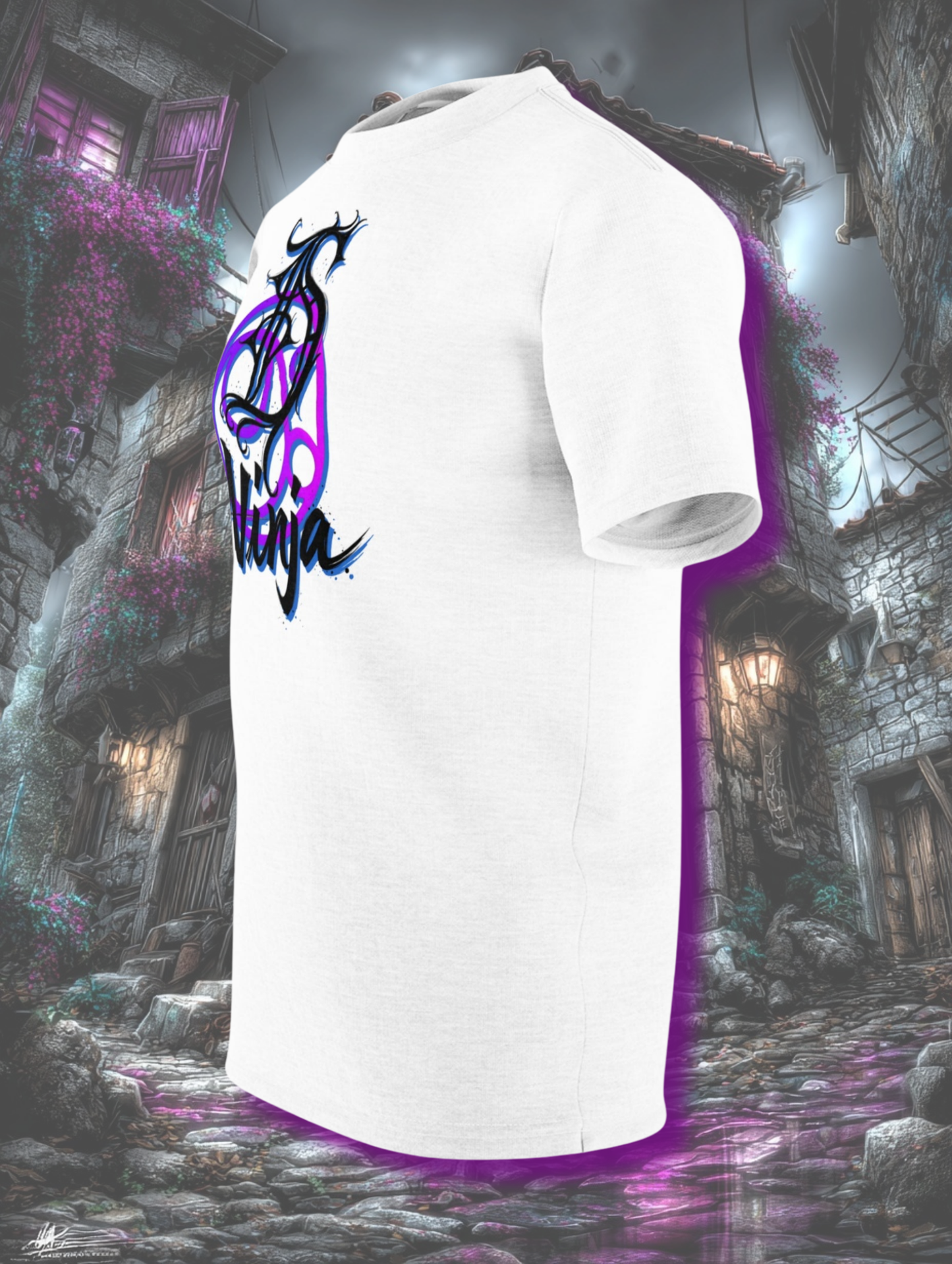 Die Hard Ninja Graphic Tee Unisex Cut & Sew