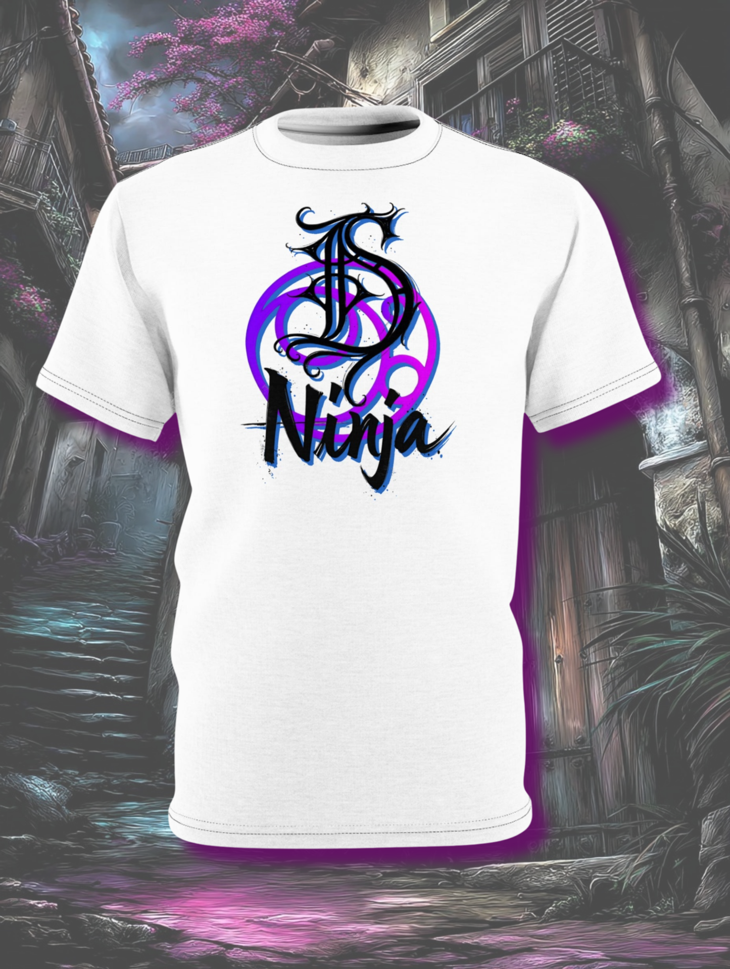 Die Hard Ninja Graphic Tee Unisex Cut & Sew