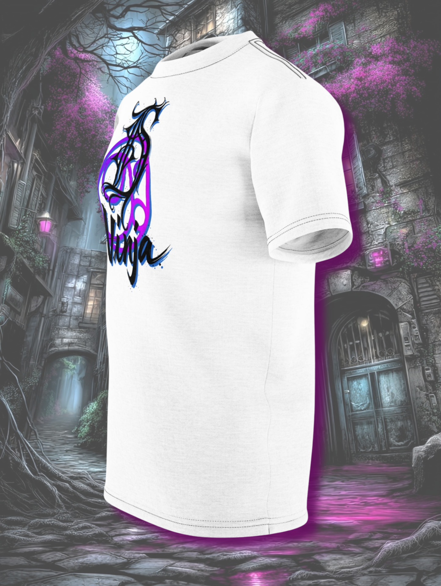 Die Hard Ninja Graphic Tee Unisex Cut & Sew