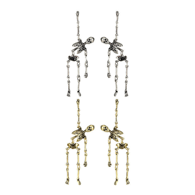 Personalized Skull Frame Earrings Exaggerated