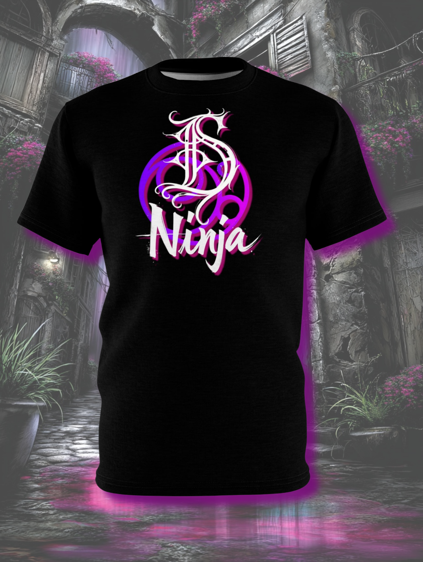 Die Hard Ninja Graphic Tee  Unisex Cut & Sew