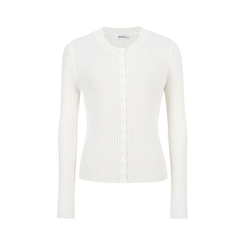 Casual Women's Single-breasted Knitted Cardigan Jacket Inner Vest