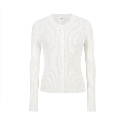 Casual Women's Single-breasted Knitted Cardigan Jacket Inner Vest