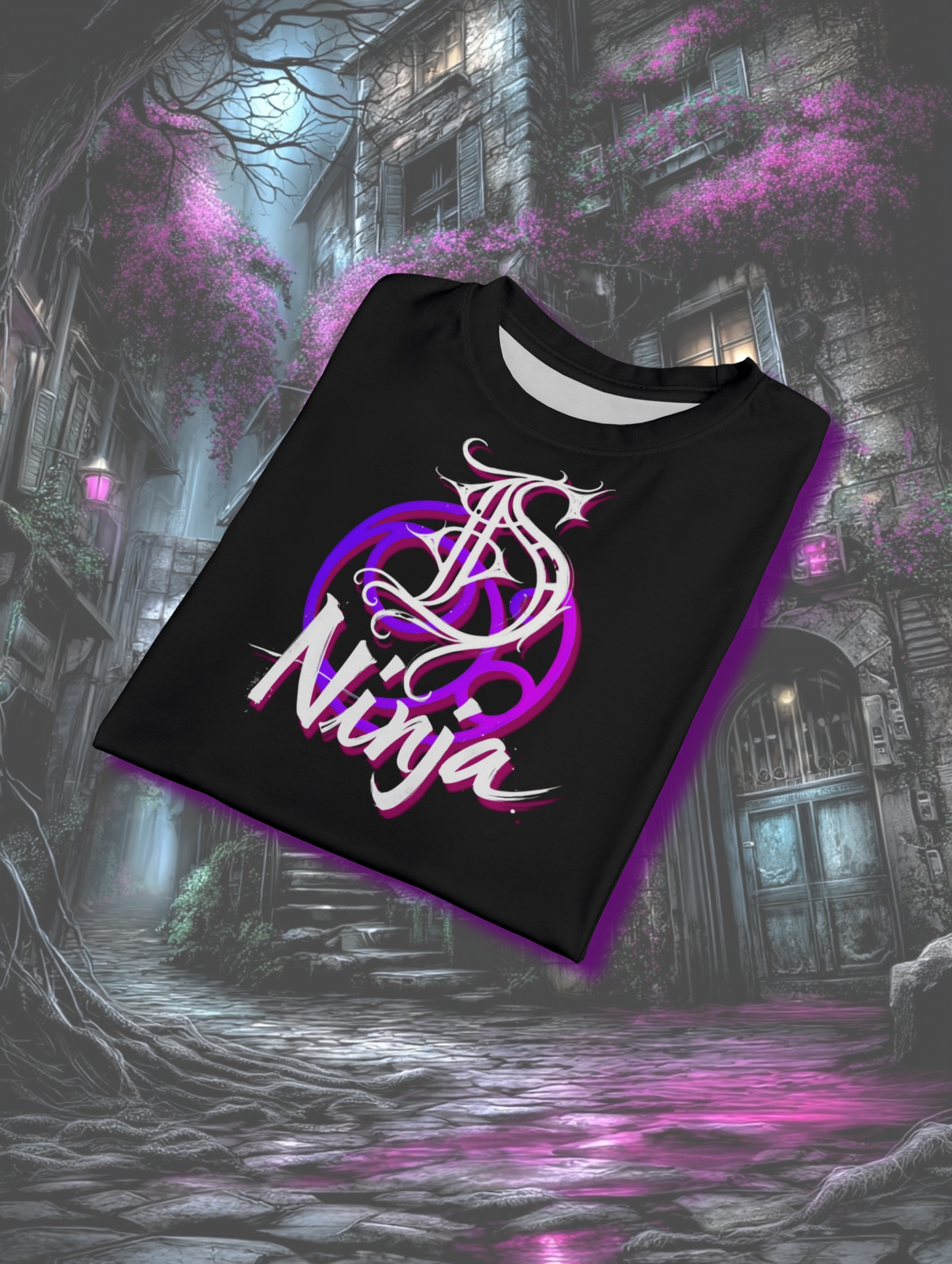 Die Hard Ninja Graphic Tee  Unisex Cut & Sew