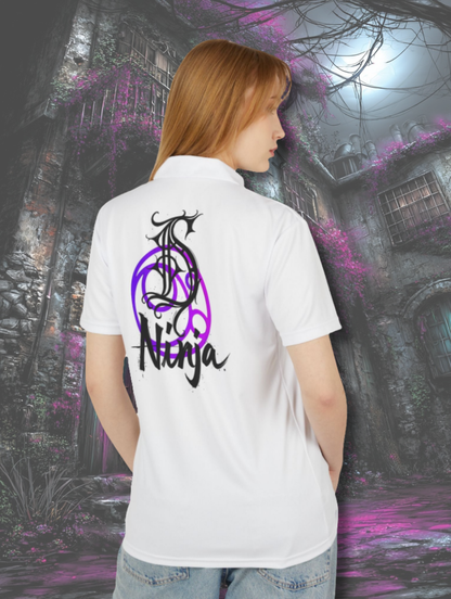 Die Hard Ninja Unisex Polo Shirt - Stylish DNA Design