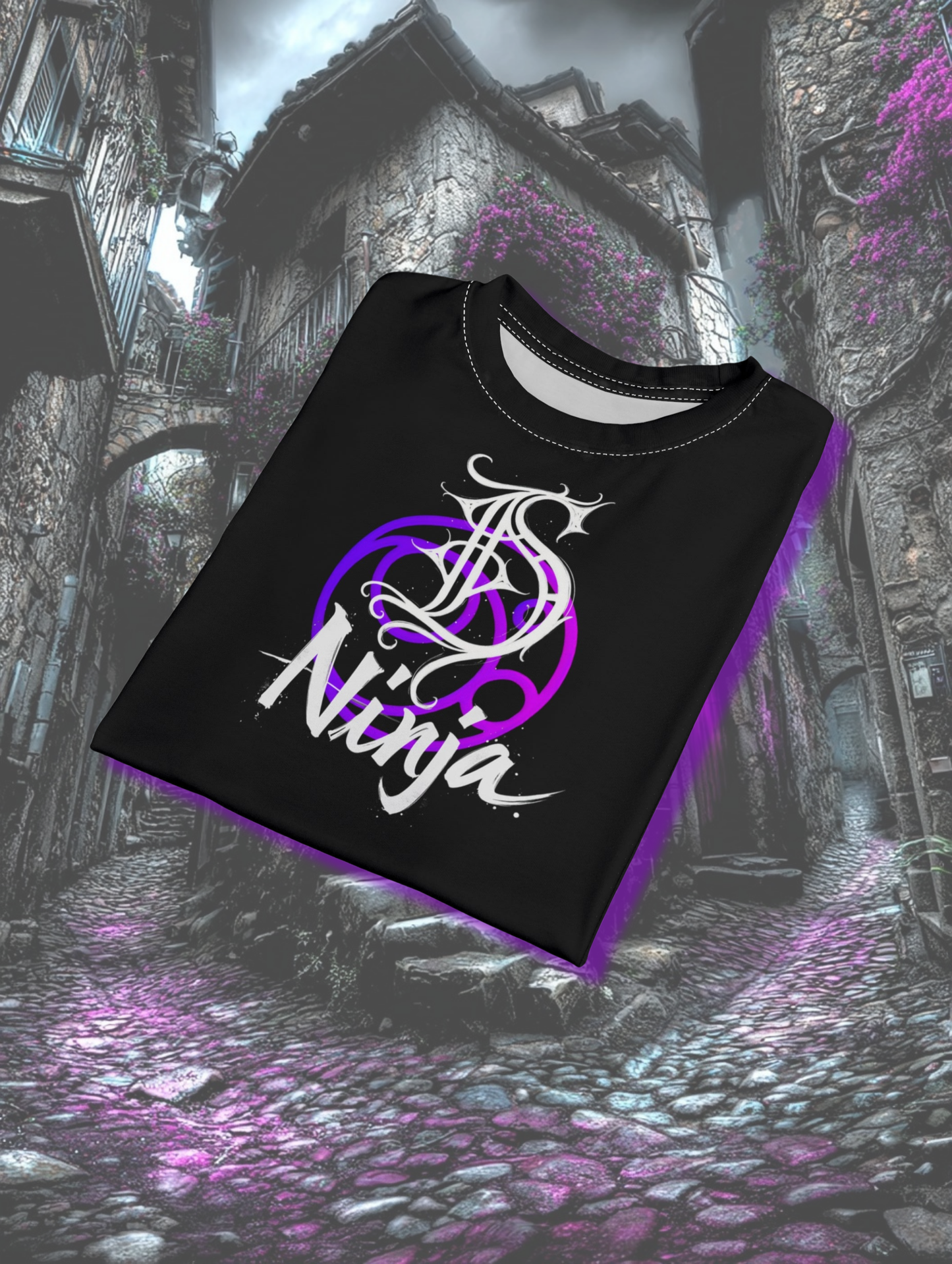 Die Hard Ninja Graphic Tee Unisex Cut & Sew