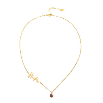 Stainless Steel Custom Name Necklace DIY Personalized