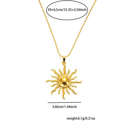 Titanium Steel Necklace Women's Gold High-grade Design Fashion Necklace