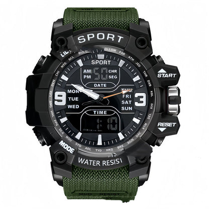 Stylish Black Technology Sports Luminous Boys Electronic Watch