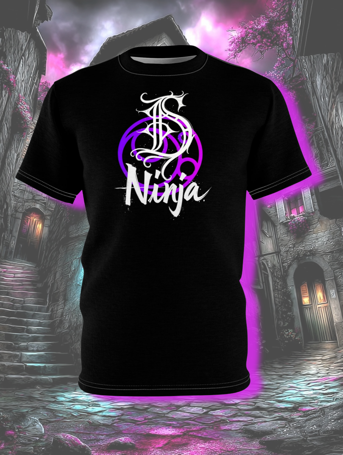 Die Hard Ninja Graphic Tee Unisex Cut & Sew