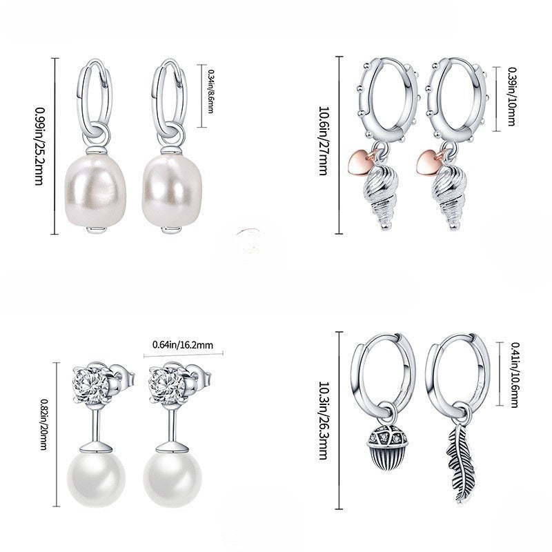 Fashion Special-interest High-grade Love Butterfly Star And Moon Earrings