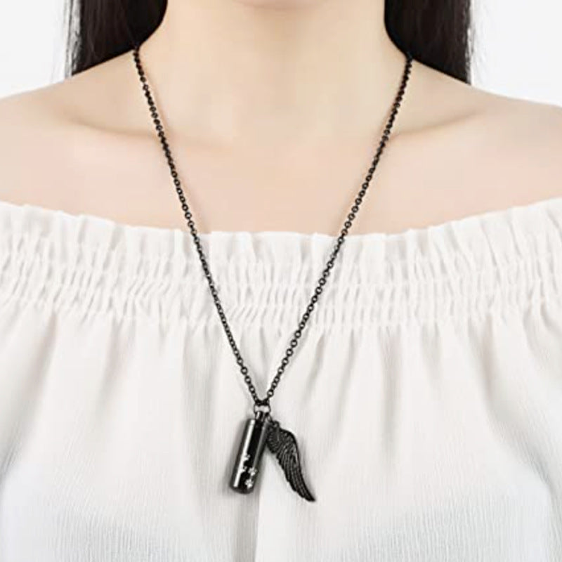 Memorial Pet Remains And Hair Pendant Necklace