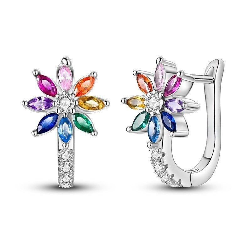 Fashion Special-interest High-grade Love Butterfly Star And Moon Earrings
