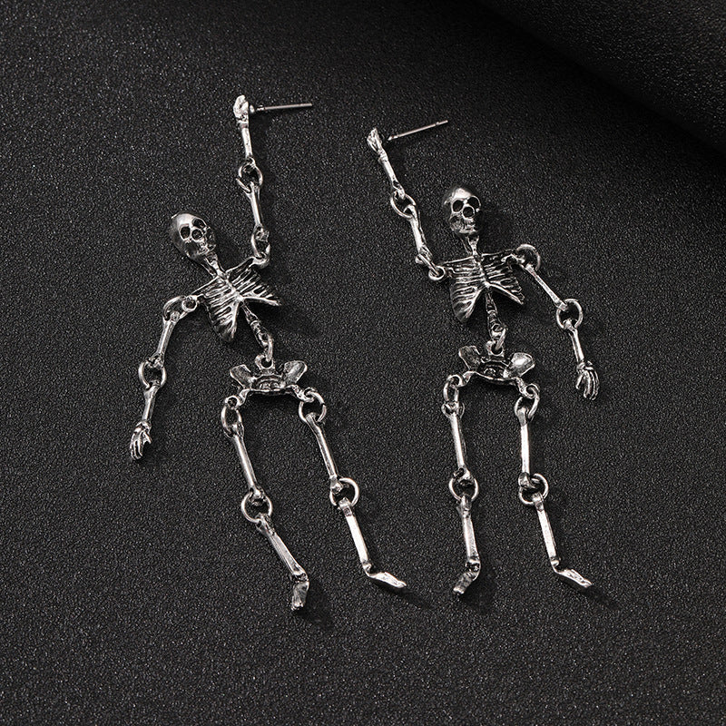 Personalized Skull Frame Earrings Exaggerated