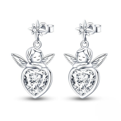 Fashion Special-interest High-grade Love Butterfly Star And Moon Earrings