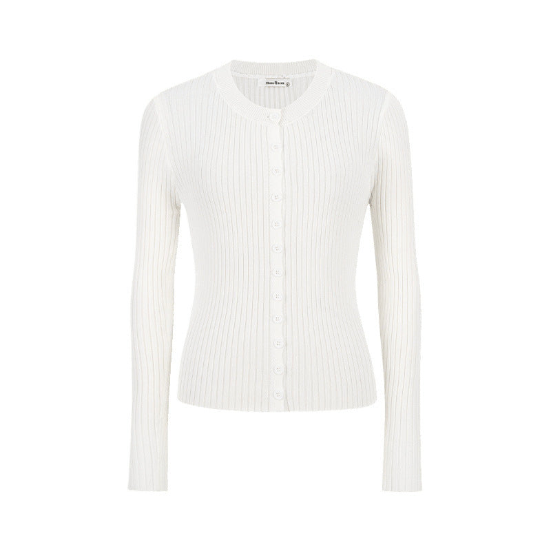 Casual Women's Single-breasted Knitted Cardigan Jacket Inner Vest